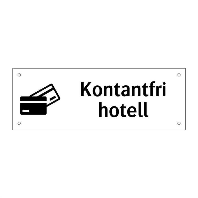 Kontantfri hotell & Kontantfri hotell