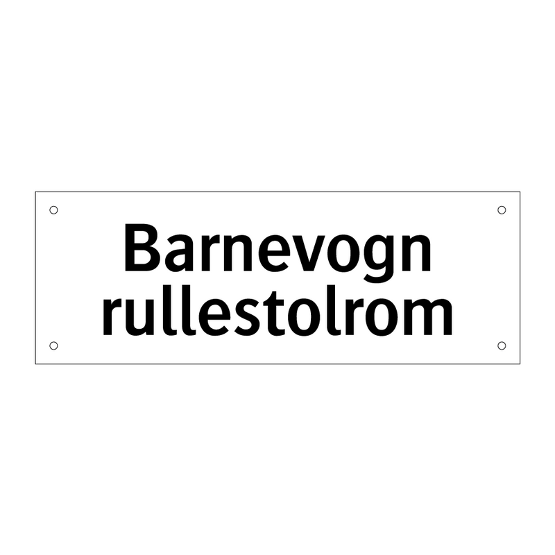 Barnevogn rullestolrom & Barnevogn rullestolrom