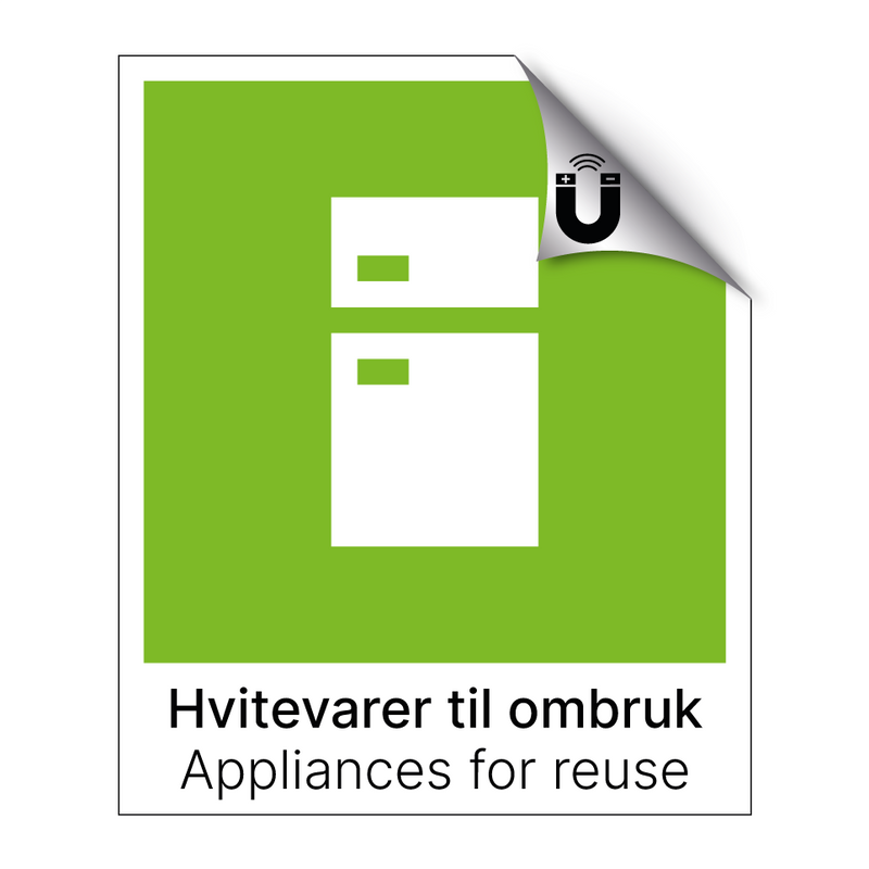 Hvitevarer til ombruk - Appliances for reuse & Hvitevarer til ombruk - Appliances for reuse