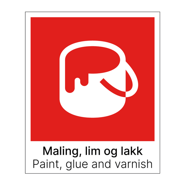 Maling lim og lakk - Paint glue and varnish & Maling lim og lakk - Paint glue and varnish