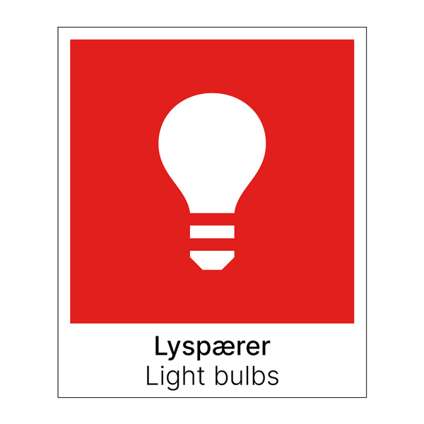 Lyspærer - Light bulbs & Lyspærer - Light bulbs & Lyspærer - Light bulbs