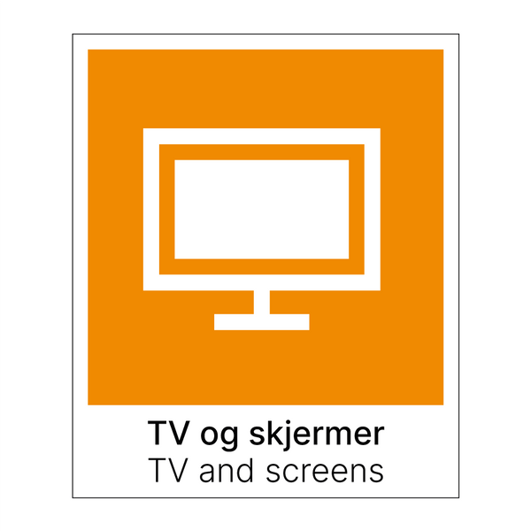 TV og skjermer - TV and screens & TV og skjermer - TV and screens & TV og skjermer - TV and screens