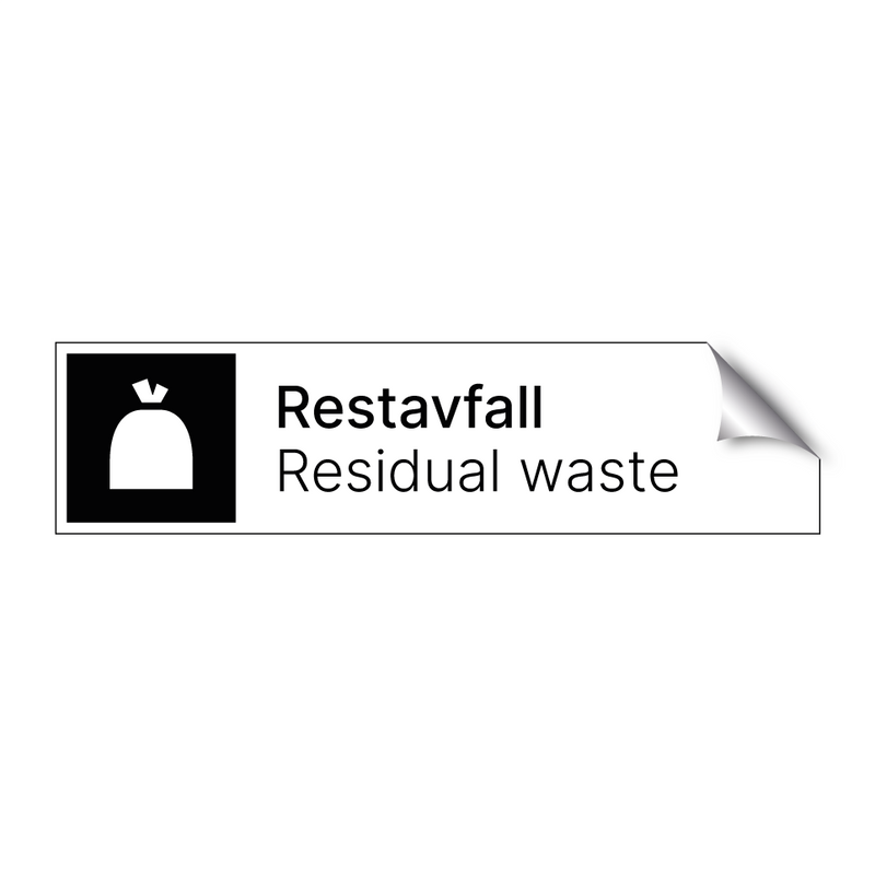 Restavfall - Residual waste & Restavfall - Residual waste