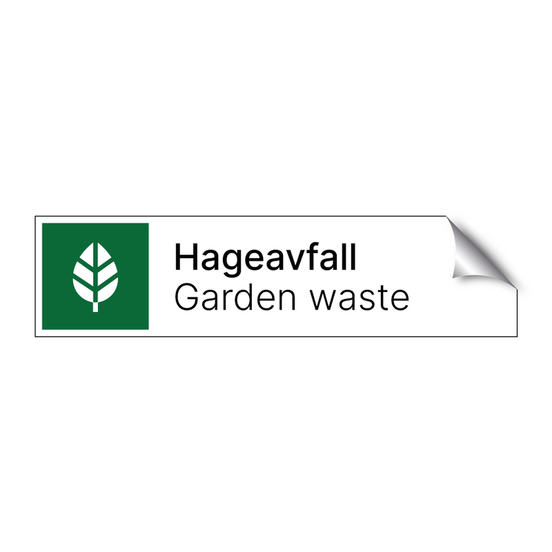 Hageavfall - Garden waste & Hageavfall - Garden waste