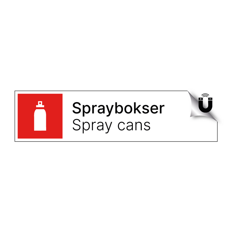 Spraybokser - Spray cans & Spraybokser - Spray cans