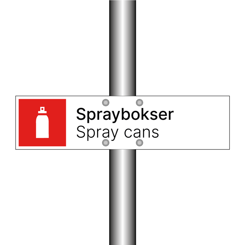 Spraybokser - Spray cans
