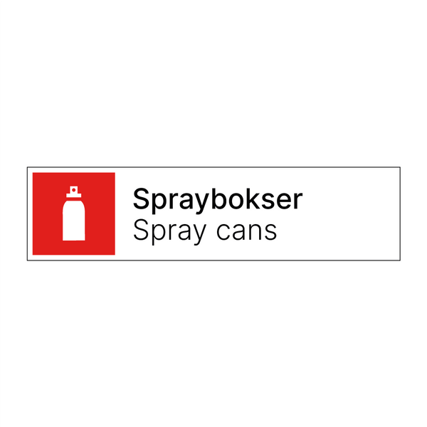 Spraybokser - Spray cans & Spraybokser - Spray cans & Spraybokser - Spray cans