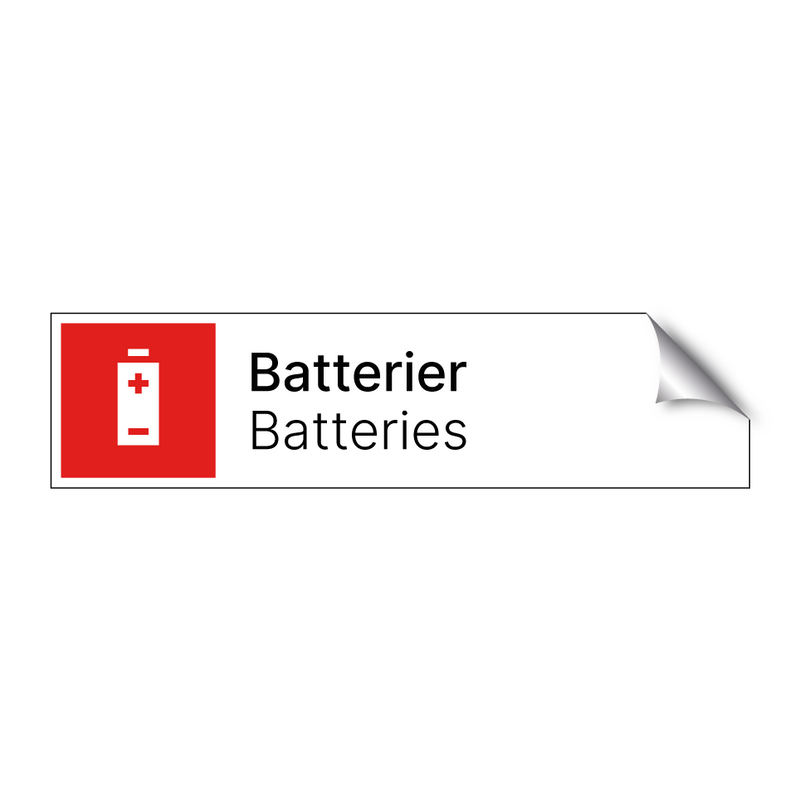 Batterier - Batteries & Batterier - Batteries
