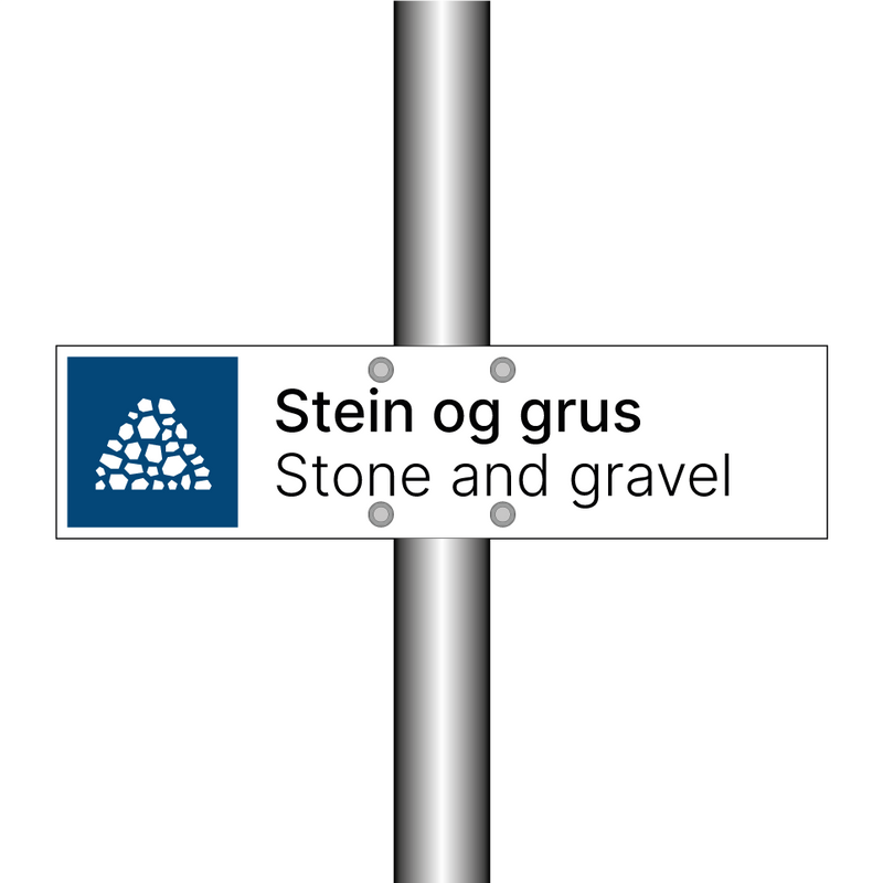 Stein og grus - Stone and gravel