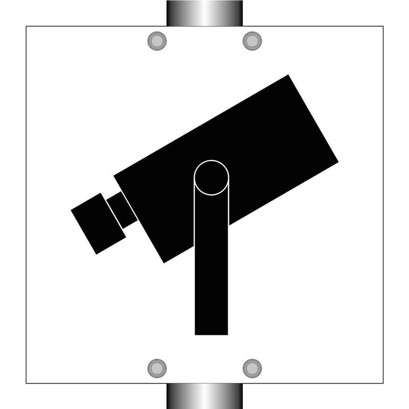 Symbol kameraovervåkning & Symbol kameraovervåkning & Symbol kameraovervåkning