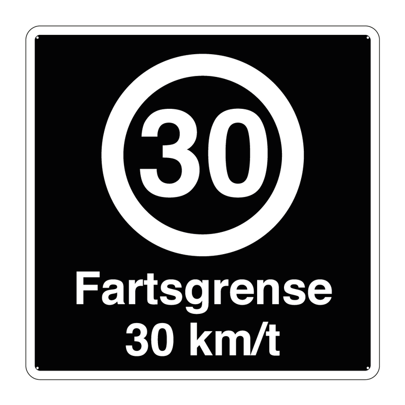 Fartsgrense 30 km/t & Fartsgrense 30 km/t