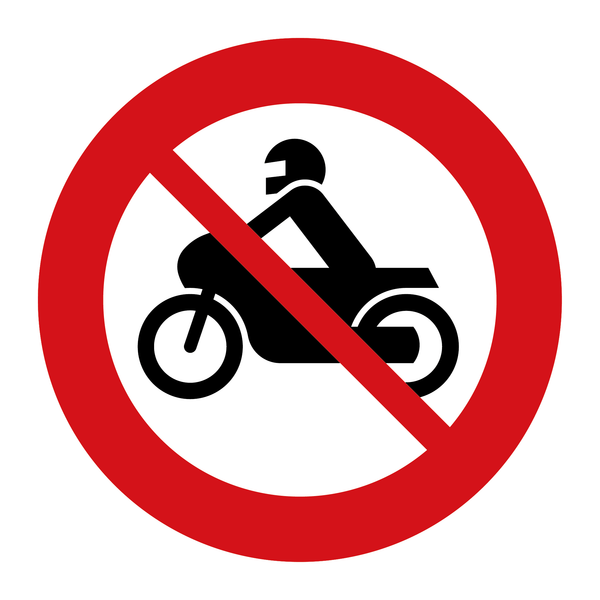 306.4 Forbudt for motorsykkel og moped & 306.4 Forbudt for motorsykkel og moped