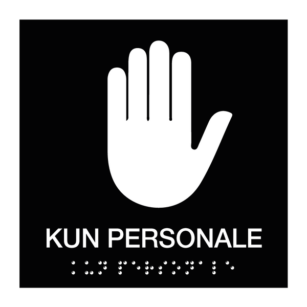 Kun personale - Taktil & Kun personale - Taktil & Kun personale - Taktil