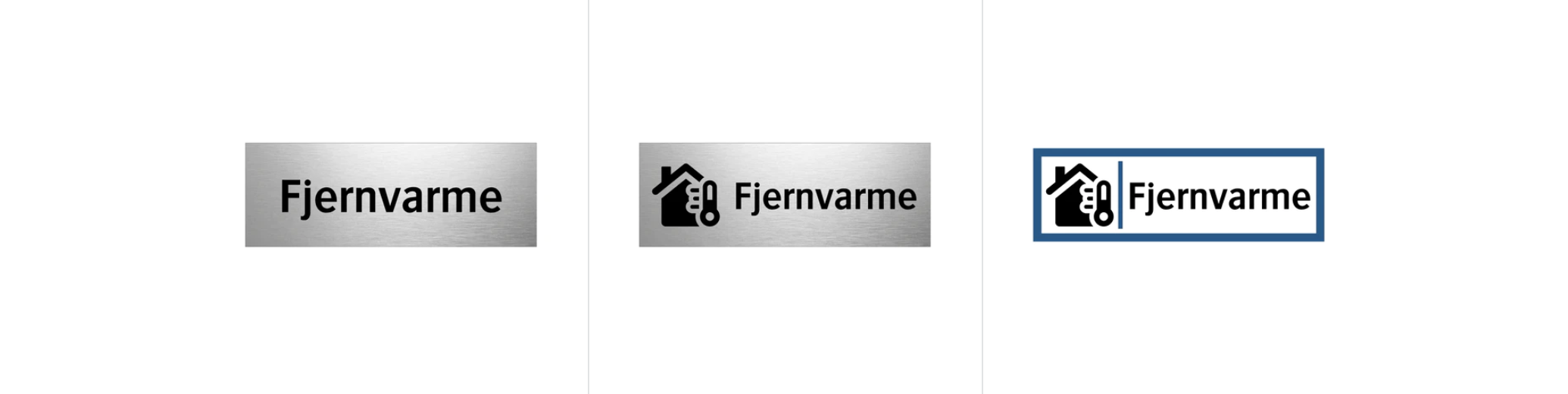 Fjernvarme skilt