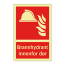 Brannhydrant innenfor dør