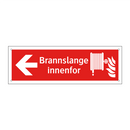 Brannslange innenfor