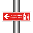 Brannslukker innenfor døren