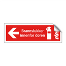 Brannslukker innenfor døren