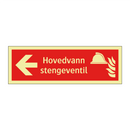 Hovedvann stengeventil