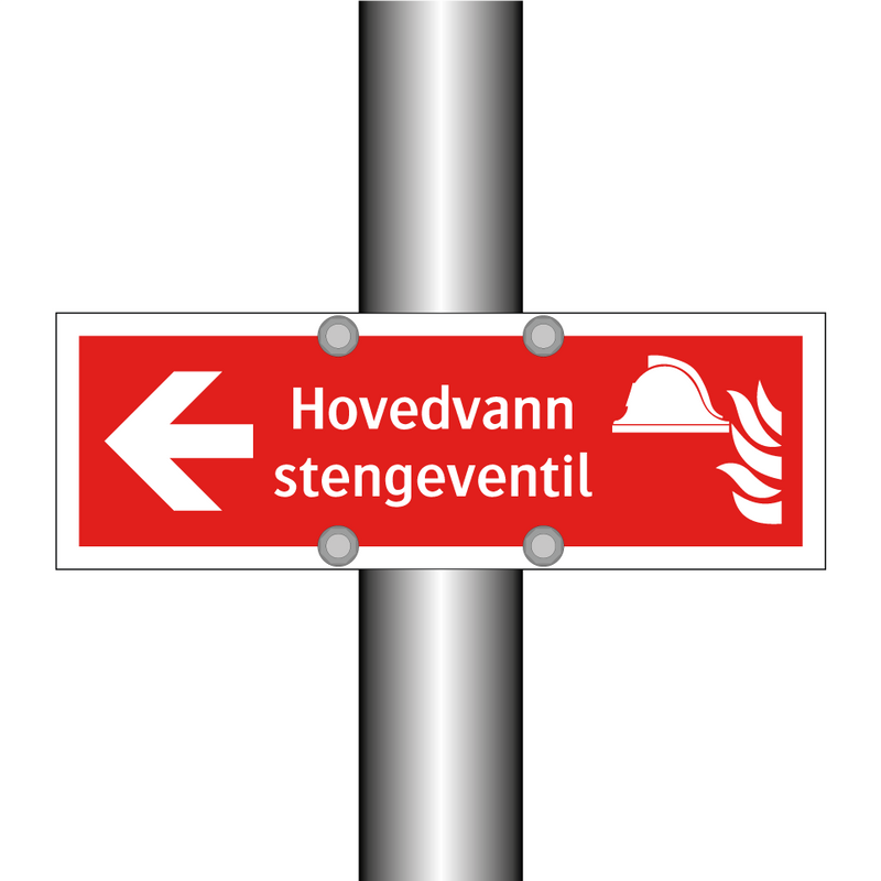 Hovedvann stengeventil