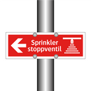 Sprinkler stoppventil