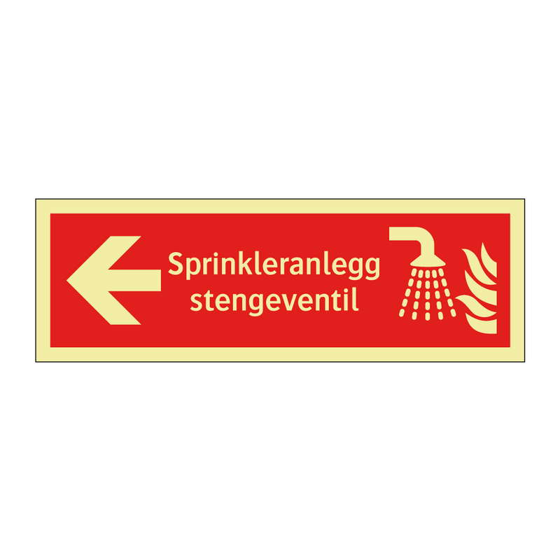 Sprinkleranlegg stengeventil