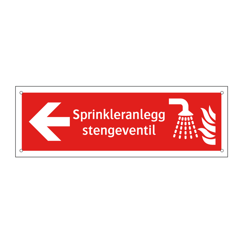 Sprinkleranlegg stengeventil