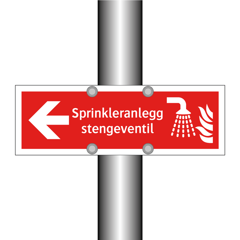 Sprinkleranlegg stengeventil
