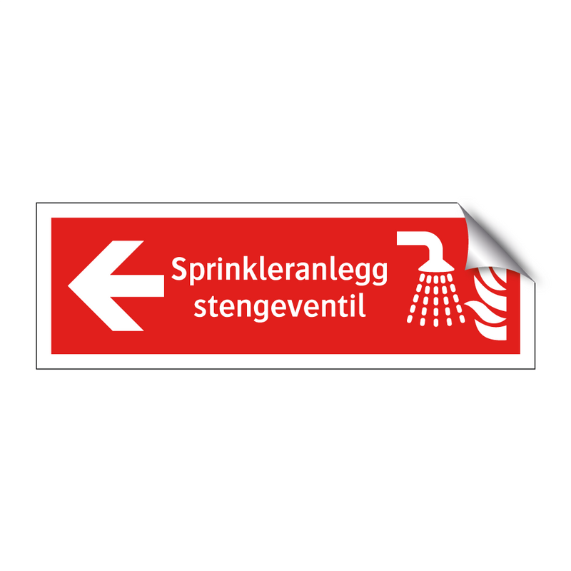 Sprinkleranlegg stengeventil