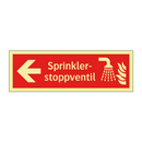 Sprinklerstoppventil