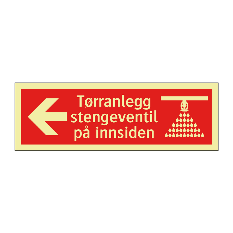 Tørranlegg stengeventil på innsiden & Tørranlegg stengeventil på innsiden
