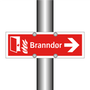 Branndør