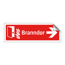 Branndør