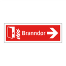 Branndør
