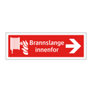 Brannslange innenfor