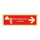 Brannslokkeutstyr innenfor