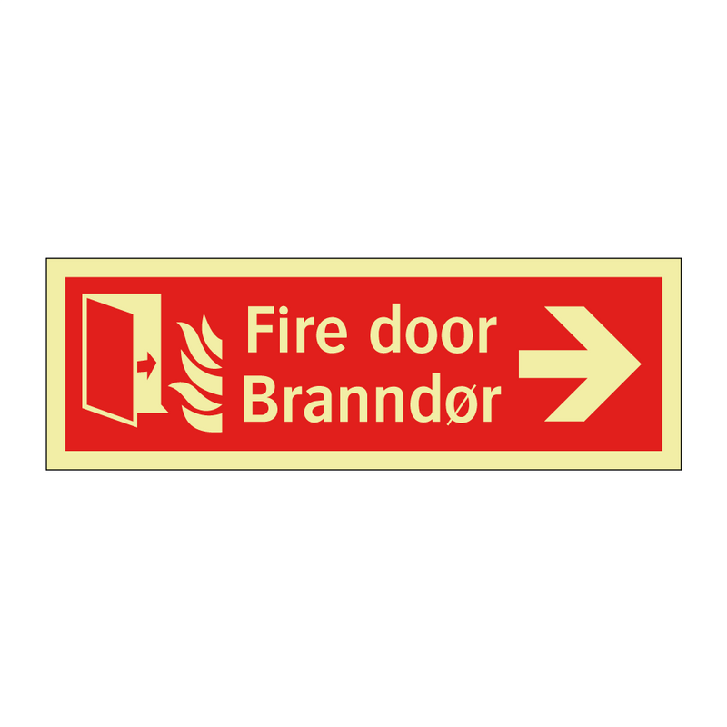 Fire door Branndør