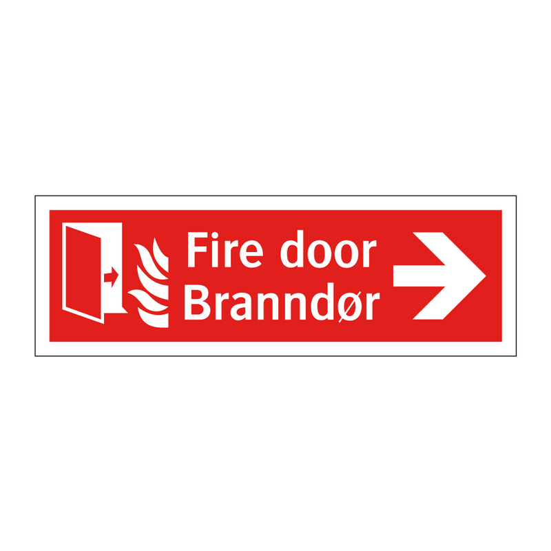 Fire door Branndør