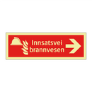 Innsatsvei brannvesen