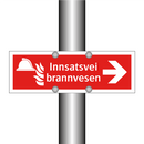 Innsatsvei brannvesen