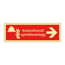 Kontrollventil sprinkleranlegg