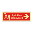 Sprinklerstoppventil