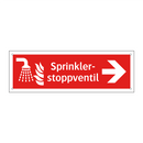 Sprinklerstoppventil