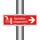 Sprinklerstoppventil