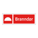 Branndør