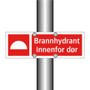 Brannhydrant innenfor dør