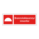 Brannslokkeutstyr innenfor