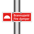 Brannspjeld Fire damper