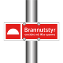 Brannutstyr området må ikke sperres