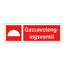 Gassavstengingsventil